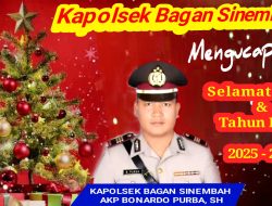 Kapolsek Bagan Sinembah Ucapkan Selamat Natal 2025 dan Tahun Baru 2026