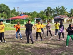 Polsek TPTM Dukung Germas Lewat Kegiatan Senam Sehat Bersama