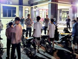 Kapolsek TPTM Iptu Kodam Firman Sidabutar Pimpin Penertiban Balap Liar