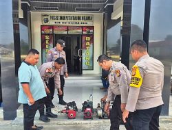 Kapolsek TPTM Lakukan Pengecekan Alat Pemadam Karhutla