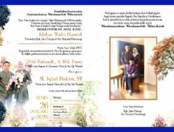 Walimatul Khitan dan Pernikahan Keluarga Pj Penghulu Bagan Bhakti Digelar 26 Januari