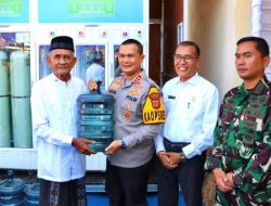 Polres Pidie Jaya Resmikan Depot Air Minum RO Gratis untuk Warga Pascabanjir