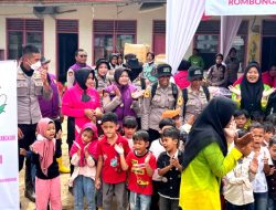 Taruna Akpol Laksanakan Trauma Healing bagi Anak Korban Bencana di Aceh Tamiang