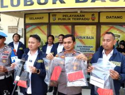 Polsek Lubuk Baja Ungkap Kasus Pencurian di Pasar Tos 3000