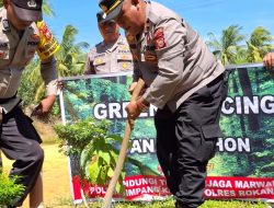 Polsek Simpang kanan terus bergiat dalam melaksanakan program unggulan Kopalda Riau tentang konsep “green policing”