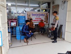 Polsek Simpang Kanan Gelar “Jumat Curhat”, Ajak Warga Jaga Kamtibmas*