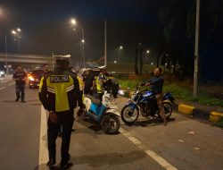 Sat Lantas Polres Langkat Tertibkan Balap Liar dan Knalpot Brong, 18 Sepeda Motor Diamankan
