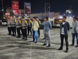 POLSEK BAGAN SINEMBAH LAKSANAKAN KRYD DI TEMPAT KERAMAIAN, TIDAK DITEMUKAN TINDAK PIDANA