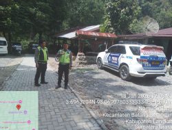 Sat Lantas Polres Langkat Intensifkan Patroli di Jalur Wisata Tangkahan, Jaga Kamseltibcar Lantas dan Kamtibmas