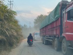 Debu Jalan Bakti Makmur Ancam Nyawa Anak Sekolah, Sekcam Bagan Sinembah Angkat Bicara