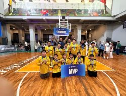 Bukti Pembinaan Usia Dini Berbuah Prestasi, Tim Basket Binaan PTBA Raih Juara Galaxy Stars Rising Cup 2025