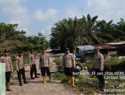Antisipasi Bentrokan KSB dan PT Torganda, Polisi Gelar Patroli Gabungan di Kepenghuluan Air Hitam