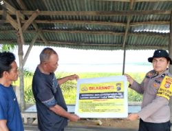 Polsek Pujud Gencarkan Patroli dan Sosialisasi Larangan Pembakaran Hutan dan Lahan di Tanjung Medan