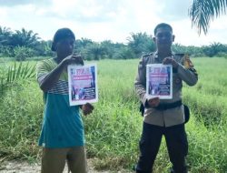 Polsek Pujud Gencarkan Patroli dan Sosialisasi Cegah Karhutla di Tanjung Medan