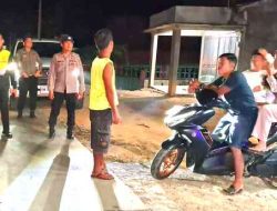Patroli Malam Tim Raga Polsek Pujud Antisipasi Premanisme dan Balap Liar