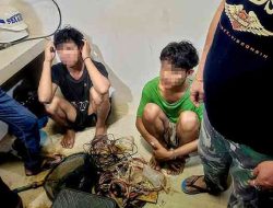 Respon Cepat Layanan 110, Polsek Nongsa Amankan Dua Terduga Pencuri Kabel Tembaga di PT Blue Steel