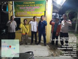 Polsek Pujud Lakukan Pengecekan Pos Siskamling, Pastikan Keamanan Lingkungan Tetap Terjaga