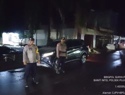 Patroli Malam Tim Raga Polsek Pujud Antisipasi Premanisme, Situasi Wilayah Tetap Kondusif