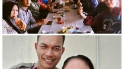 Polsek Rambah Samo Bakar ikan bersama sambut HPN dan Bulan Ramadhan