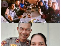 Polsek Rambah Samo Bakar ikan bersama sambut HPN dan Bulan Ramadhan