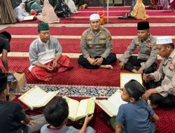 Tarawih Keliling dan Tadarus, Polsek Pujud Perkuat Kedekatan dengan Masyarakat di Bulan Ramadhan