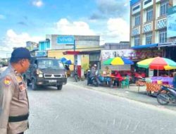 Polsek Kubu Amankan Pasar Ramadhan di Rantau Panjang Kiri
