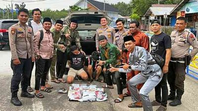 Polres Bengkalis Gagalkan Penyelundupan 13 Kg Sabu di Pelabuhan Air Putih Roro