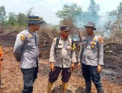 Pendinginan Lahan Karhutla di Tanah Putih Tanjung Melawan, Api Berhasil Dikendalikan