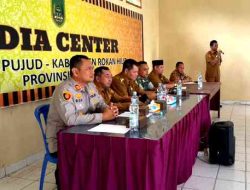 Rakor Karhutla di Rokan Hilir, Polisi Minta Penghulu Aktif Data Lahan Rawan