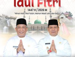 Pemerintah Kabupaten Rokan Hulu Bupati Rokan Hulu, Anton, ST., MM., beserta Keluarga Mengucapkan: Selamat Idul Fitri 1447 H – 2026 M