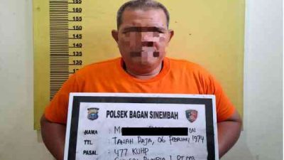 Tak Butuh Waktu Lama, Tim Reskrim Polsek Bagan Sinembah Berhasil Ungkap Pencurian Infaq Masjid