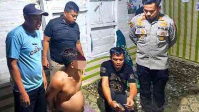 Polsek Bagan Sinembah Gerebek Rumah Pengedar, 1,6 Gram Sabu Disita