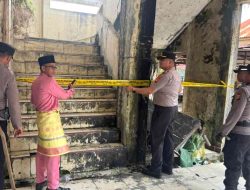 Polsek Pujud Pasang Garis Pembatas di Lantai Dua Pasar Siti Maryam, Cegah Penyalahgunaan Narkoba