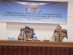 Waskat Penggunaan Senjata Api Dinas, Div Propam Polri Gelar Rik Senpi Di Polres Binjai