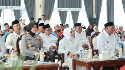 Wakapolres Langkat Hadiri Pelepasan Jemaah Haji Kloter 4 Kabupaten Langkat Tahun 2026