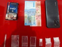 Satresnarkoba Polres Rokan Hulu, Ringkus Pengedar Sabu 4,82 Gram di Ujung Batu 