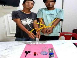 Dua Pria Ditangkap Saat Konsumsi Sabu di Bangunan Kosong di Bagan Sinembah