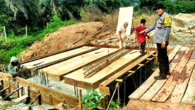 Jembatan Merah Putih Presisi di Rohil Rampung 70 Persen