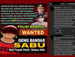 Ramai di Media Sosial, Warganet Soroti Keseriusan Polisi Memberantas Narkoba di Rokan Hilir