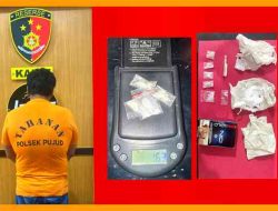 Polsek Pujud Ringkus Terduga Pengedar Narkoba dan Sejumlah Barang Bukti