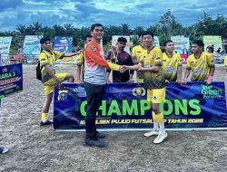 Turnamen Futsal Cup Kapolsek Pujud 2026 Resmi Ditutup, Terus Gaungkan Anti Narkoba ke Generasi Muda