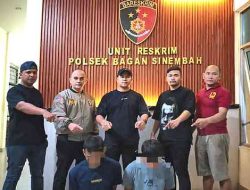 Polsek Bagan Sinembah Ringkus Dua Terduga Pengedar Narkoba, Tes Urine Positif MET