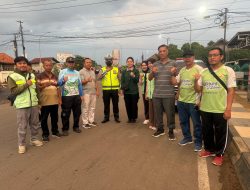 Kapolrestabes Palembang Pantau Langsung Pengamanan Kawasan Bebas Kendaraan Tahap II