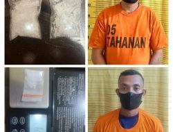 2  Pengedar Narkoba Di Kota Binjai Diringkus Satresnarkoba Polres Binjai berikut Barang Buktinya