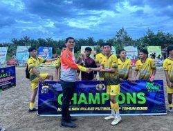 Kapolsek Pujud Futsal Cup 2026 Resmi Ditutup, Pererat Silaturahmi dan Gaungkan Bahaya Narkoba