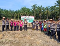 POLSEK SIMPANG KANAN TANAM JAGUNG KUARTAL I 2026, DUKUNG KETAHANAN PANGAN DAN PROGRAM ASTA CITA PRESIDEN RI