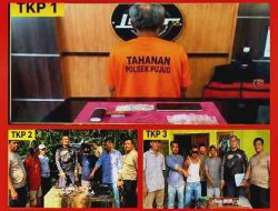 Di Bawah Kepemimpinan AKP Boy Setiawan, Polsek Pujud Ungkap Tiga Kasus Narkoba dalam Sehari