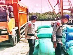 Antisipasi Barang Ilegal, Sat Polairud Rohil Perketat Pengawasan di Pelabuhan