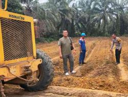 Polsek Pujud Tambah Lahan Ketahanan Pangan untuk Penanaman Jagung