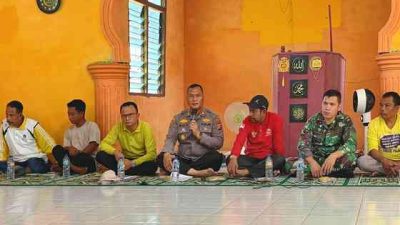 Kapolsek Pujud Ajak Warga Perangi Pencurian TBS dan Narkoba Melalui Penguatan Keamanan Lingkungan